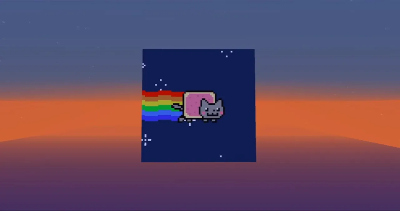 Video demonstrating the plugin playing the Nyan Cat animation in item frames